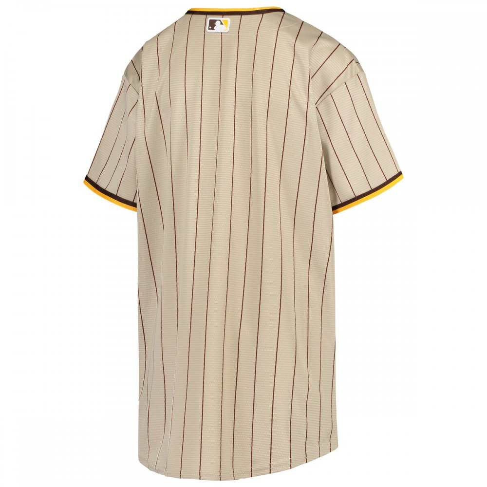 San Diego Padres Youth Alternate Replica Team Jersey - Sand/Brown-Pro Kit Vault | Brand New 26/27 Sports Jerseys